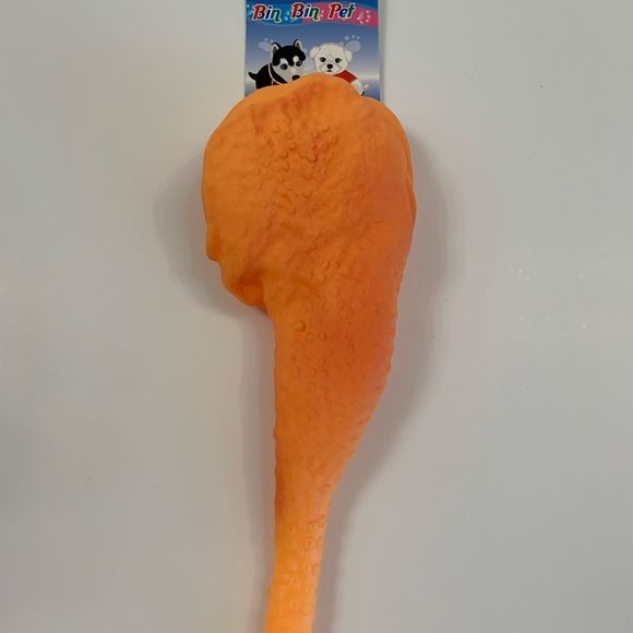 Pet- Squeaky Toy- Turkey Leg - Picture 1 of 4